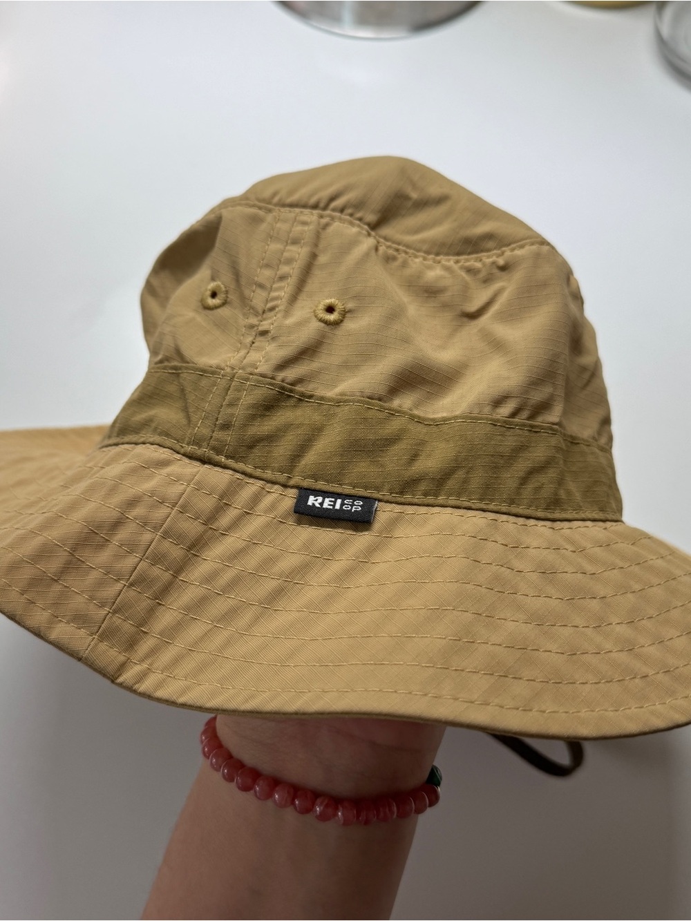 REI Co-op Sahara Kids Bucket Hat 4Y–7Y with Chin Strap Outdoor Camping Hiking